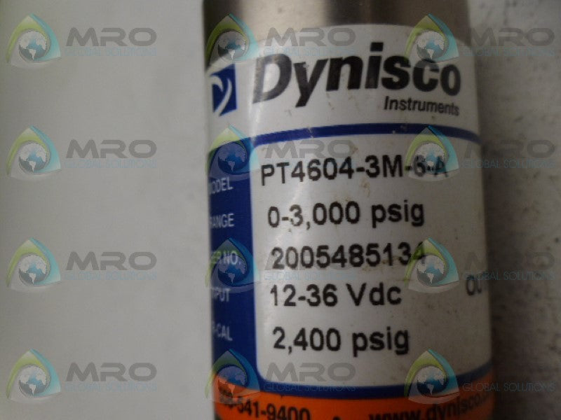 DYNISCO PT4604-3M-6-A TRANSDUCER UNMP