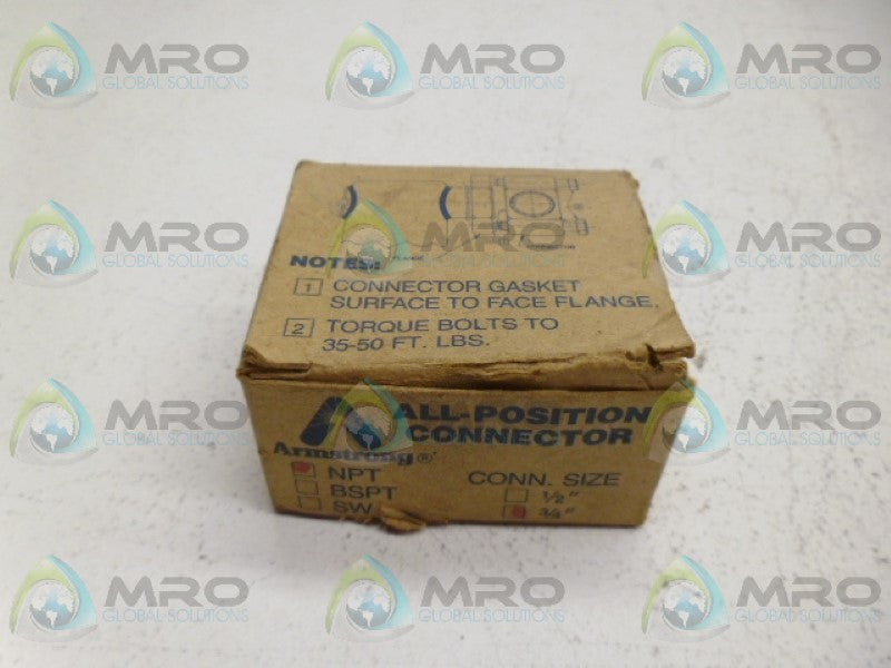 ARMSTRONG NPT CONNECTOR BLOCK 3/4" NSMP