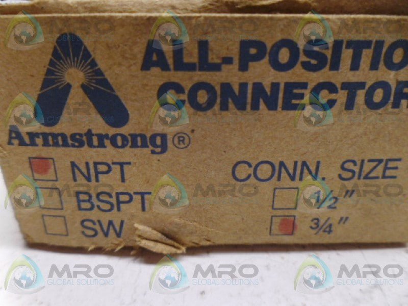 ARMSTRONG NPT CONNECTOR BLOCK 3/4" NSMP