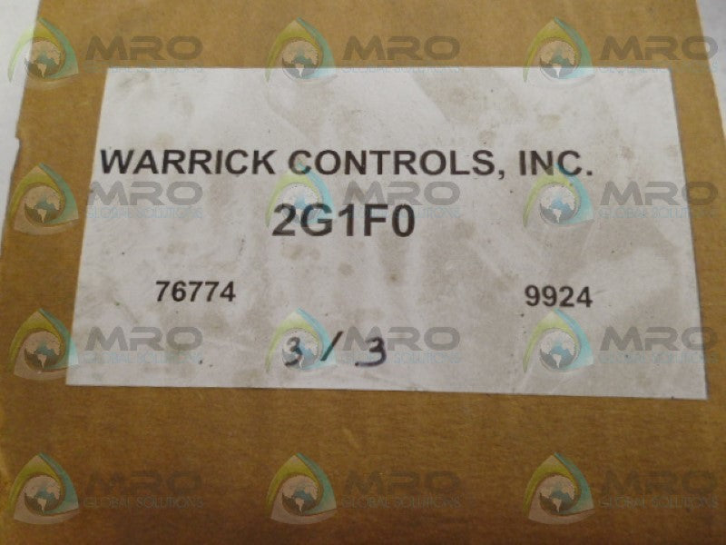 WARRICK 2G1F0 RELAY CONTROL *NEW IN BOX*