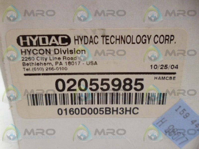 HYDAC 02055985 FILTER NSMP