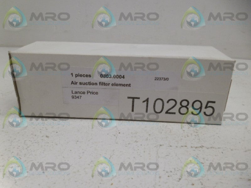 INDUSTRIAL MRO 852-507 FILTER *NEW IN BOX*