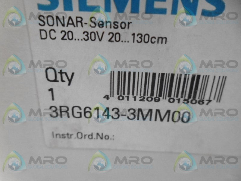 SIEMENS 3RG6143-3MM00 SENSOR NSMP