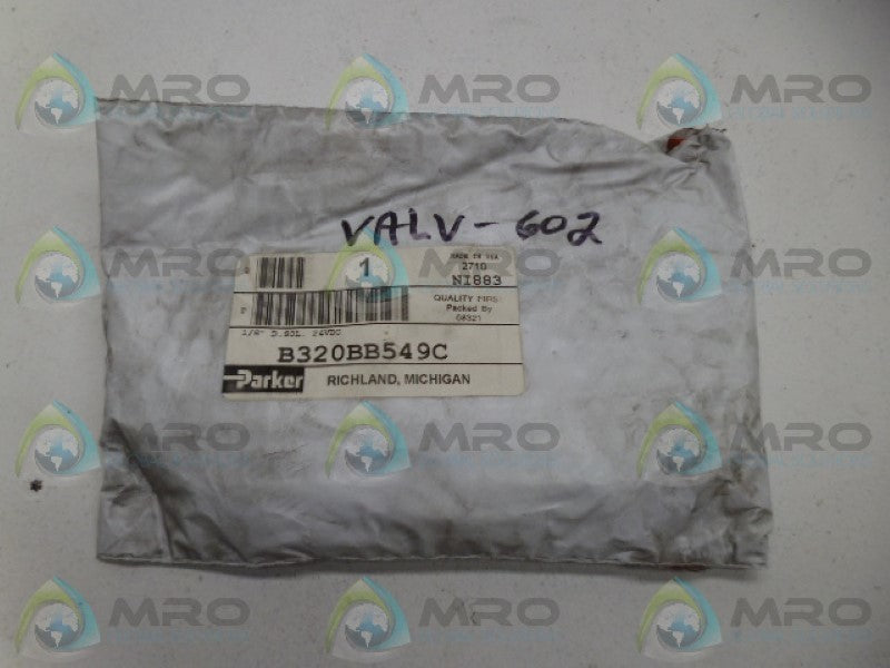 PARKER B320BB549C CONTROL VALVE *FACTORY SEALED*