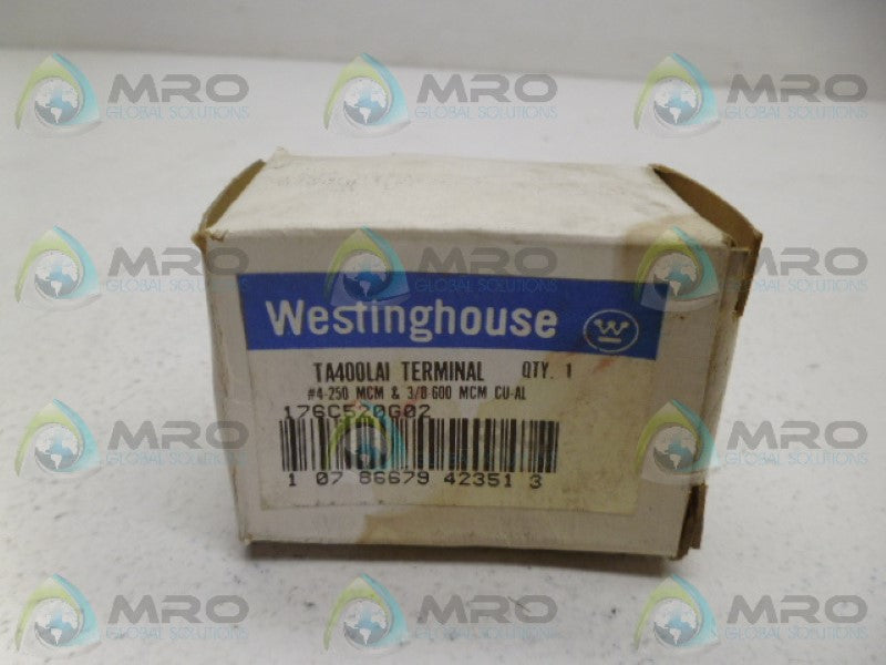 WESTINGHOUSE TA400LAI TERMINAL LUG *NEW IN BOX*