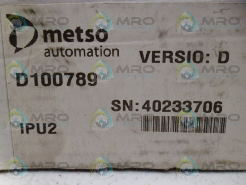 METSO D100789 POWER UNIT MODULE *NEW IN BOX*