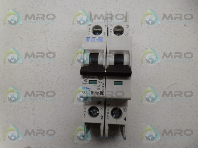 EATON FAZ-C10/2-NA-DC CIRCUIT BREAKER *NEW IN BOX*
