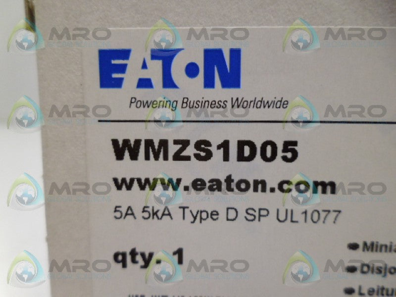 EATON WMZS1D05 CIRCUIT BREAKER *NEW IN BOX*