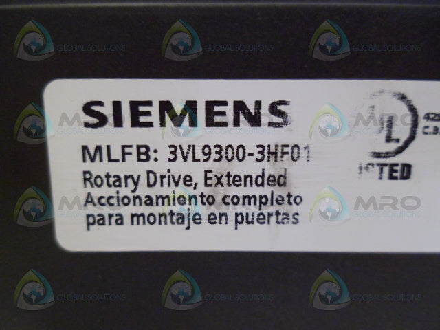 SIEMENS 3VL9300-3HF01 ROTARY DRIVE *NEW IN BOX*