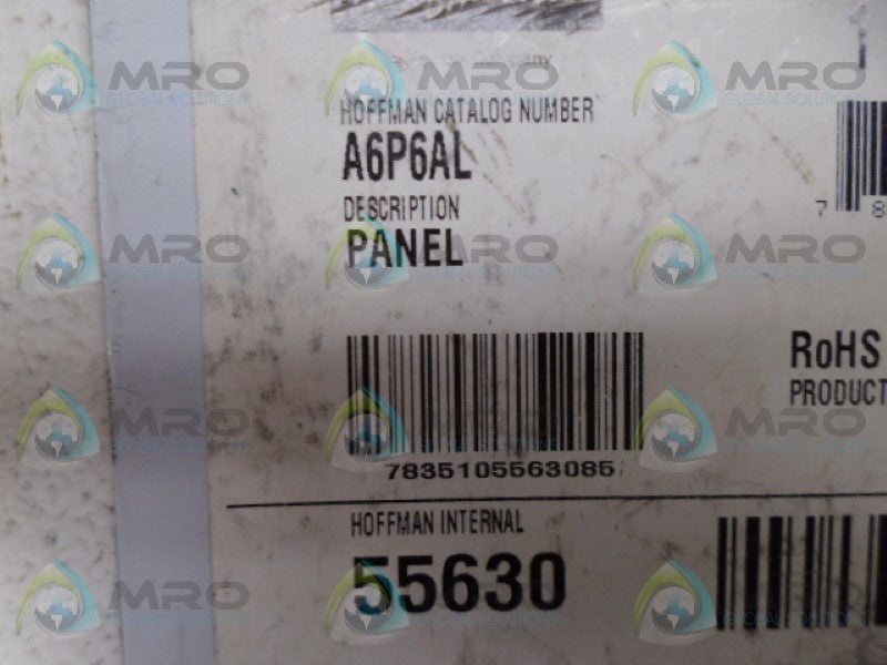 HOFFMAN A6P6AL PANEL *NEW NO BOX*