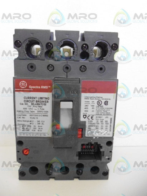 GENERAL ELECTRIC SPECTRA SELA36AT0100 CIRCUIT BREAKER *NEW IN BOX*