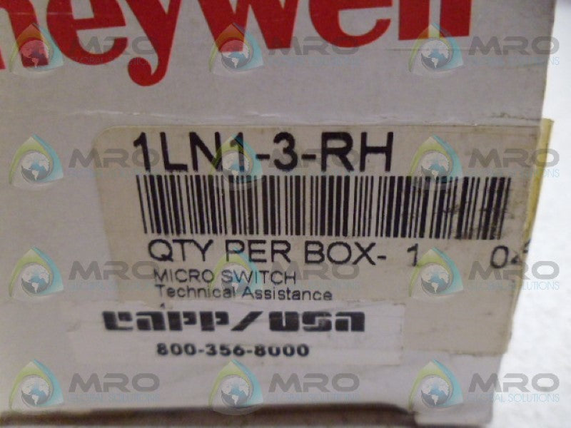 HONEYWELL 1LN1-3-RH LIMIT SWITCH *NEW IN BOX*