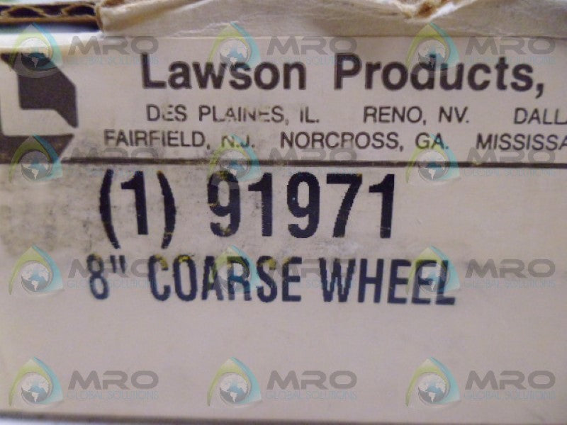 LAWSON 91971 8" COARSE WHEEL *NEW IN BOX*