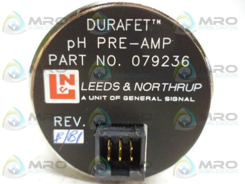 LEEDS & NORTHRUP 079236 DURAFET *NEW NO BOX*
