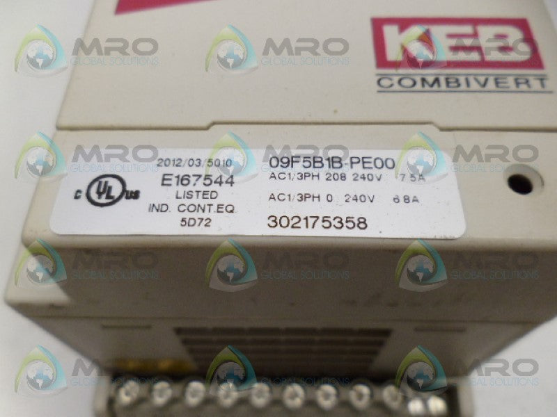 KEB 09F5B1B-PE00 COMBIVERT AC DRIVE *NEW NO BOX*