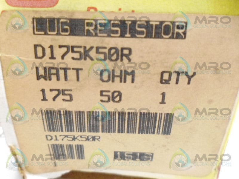 OHMITE D175K50R RESISTOR 175W 50OHM *NEW IN BOX*