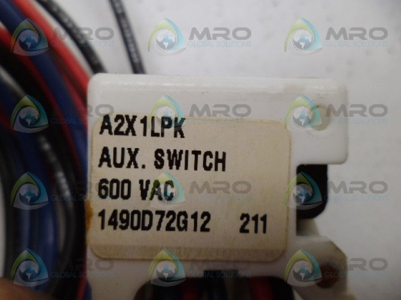 EATON A2X1LPK AUXILIARY SWITCH *NEW NO BOX*