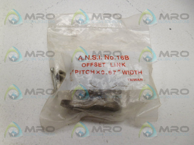 ANSI 16B OFFSET LINK *NEW IN FACTORY BAG*