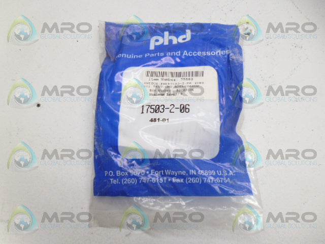 PHD 17503-2-06 PROXIMITY SWITCH SENSOR * NEW IN FACTORY BAG *