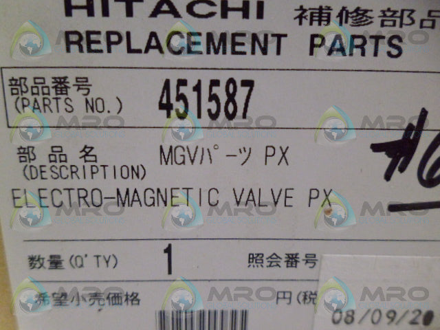 HITACHI 451587 VALVE *NEW IN BOX*