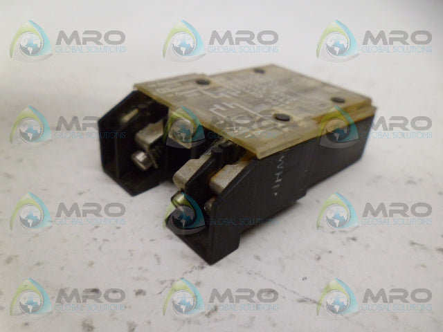 ALLEN BRADLEY 800M-XAS SER. B CONTACT BLOCK *USED*
