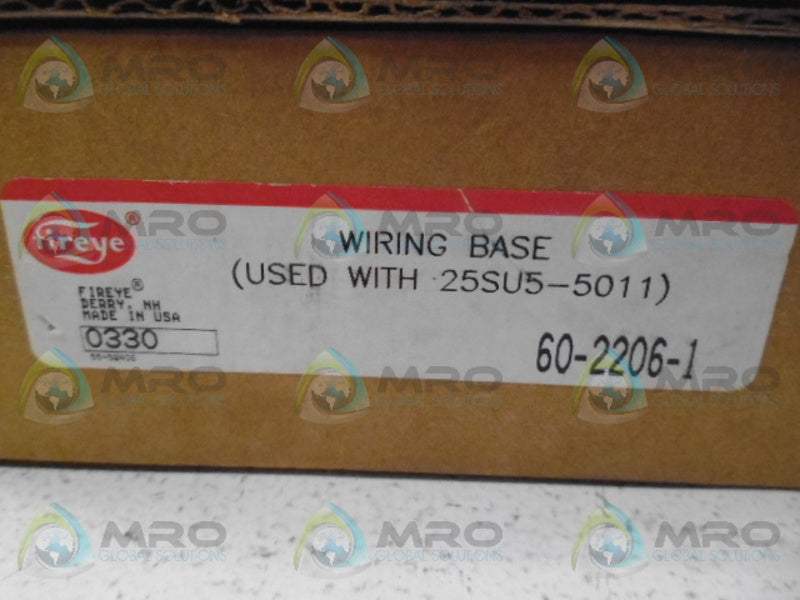 FIREYE 60-2206-1 WIRING BASE *NEW IN BOX*