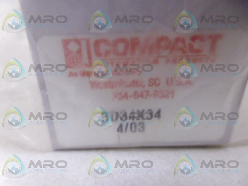 COMPACT BD34X34 PNEUMATIC CYLINDER BLOCK  NSMP