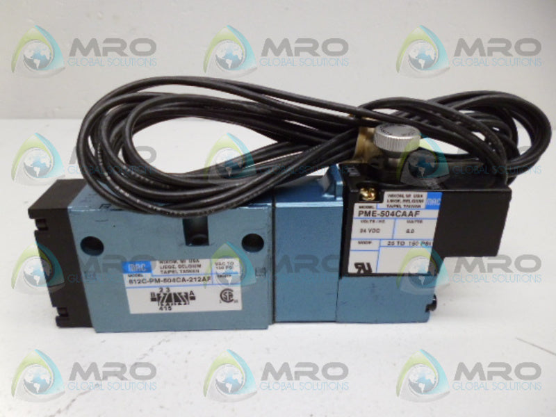 MAC 812C-PM-504CA-212AF VALVE *NEW IN BOX*