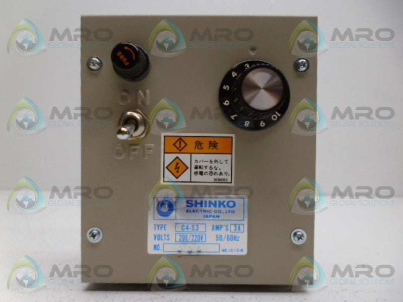SHINKO C4-S3 CONTROLLER 3A 200/220V *NEW IN BOX*