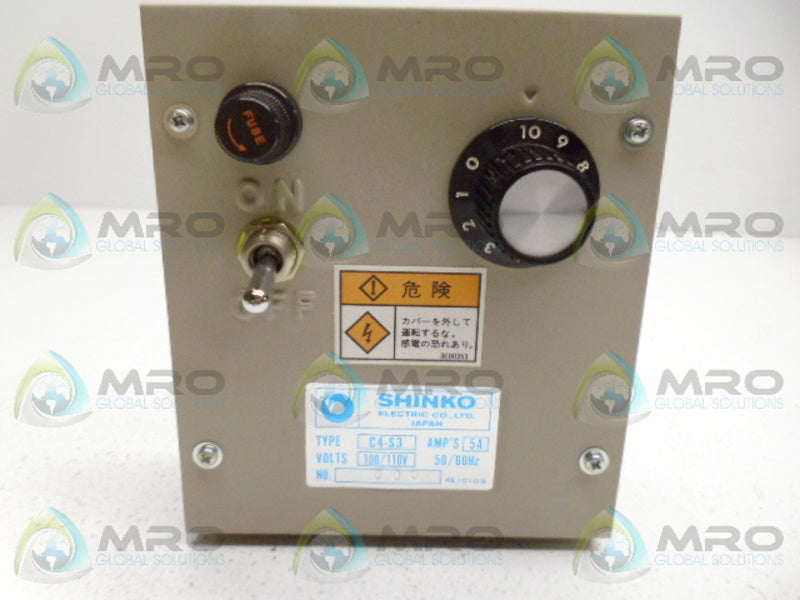 SHINKO C4-S3 CONTROLLER 5A 100/110V *NEW IN BOX*