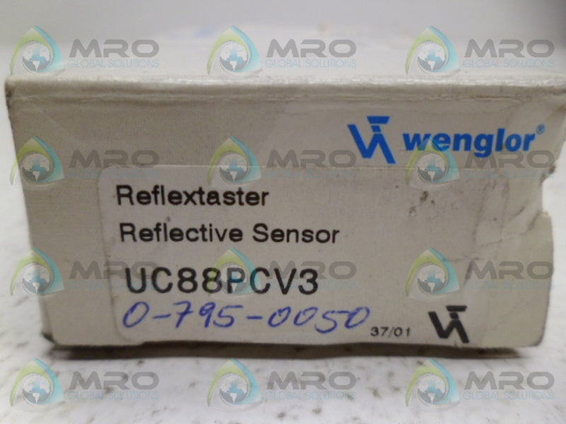 WENGLOR UC88PCV3 REGLECTIVE SENSOR *NEW IN BOX*