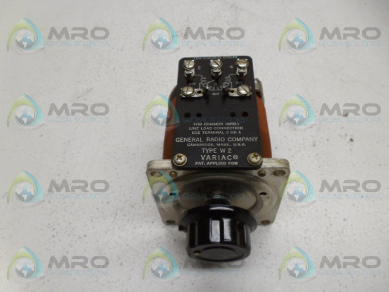 GENERAL RADIO W2 VARIAC TRANSFORMER *NEW IN BOX*