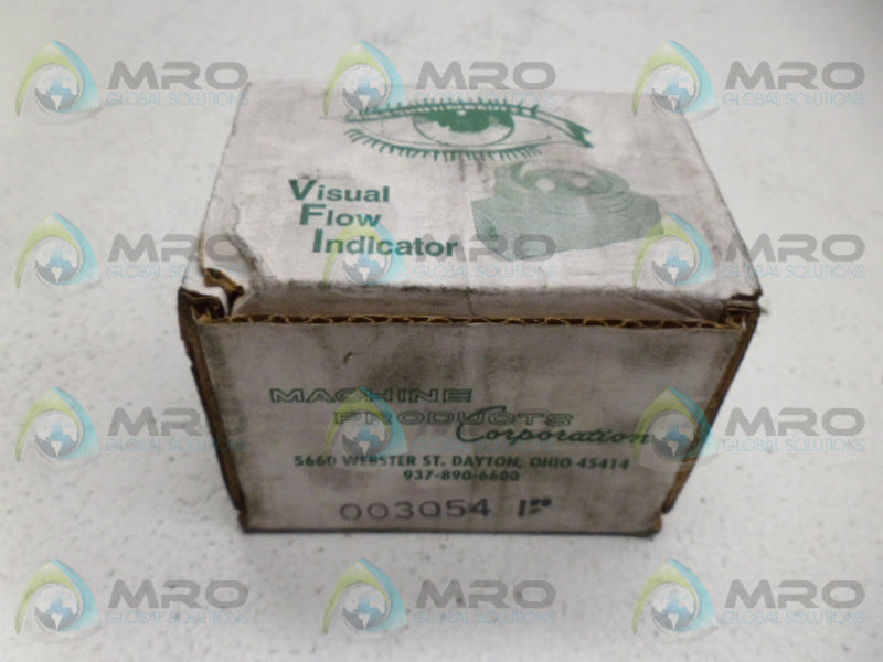 MACHIENE PRODUCTS 003054 VISUAL FLOW INDICATOR *NEW IN BOX*