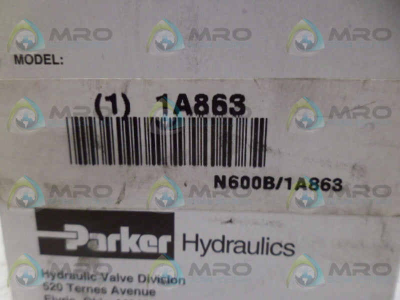 PARKER N600B NEEDLE VALVE *NEW IN BOX*