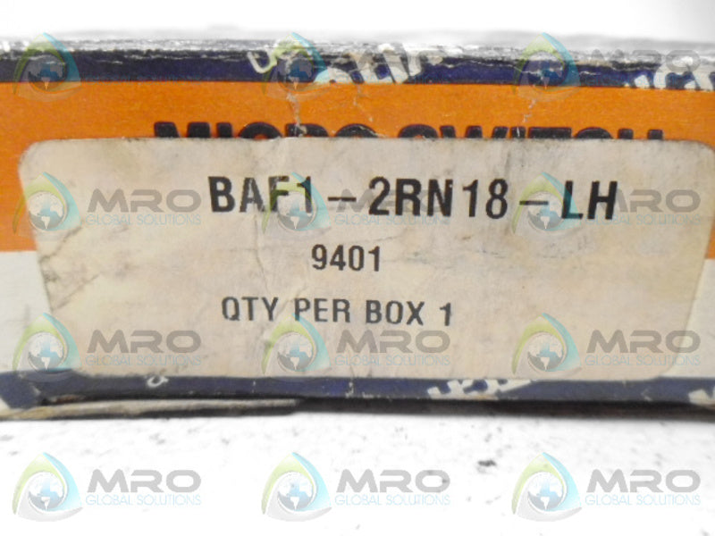 MICROSWITCH BAF1-2RN18-LH LIMIT SWITCH *NEW IN BOX*