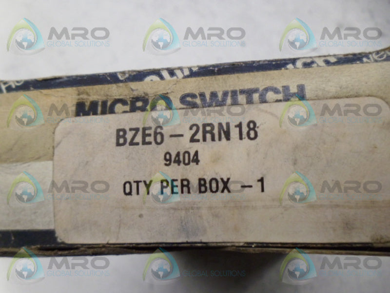 MICROSWITCH BZE6-2RN18 LIMIT SWITCH *NEW IN BOX*