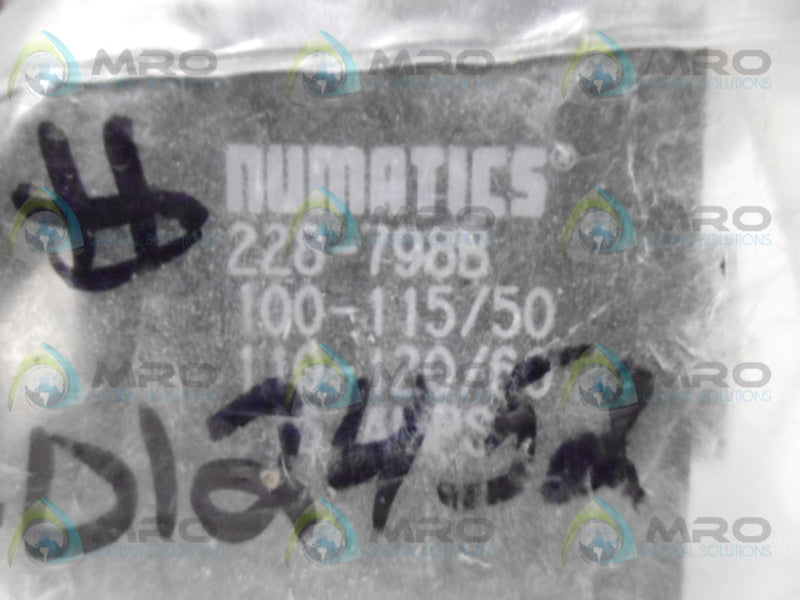 NUMATICS 228-798B SOLENOID VALVE *NEW IN FACTORY BAG*