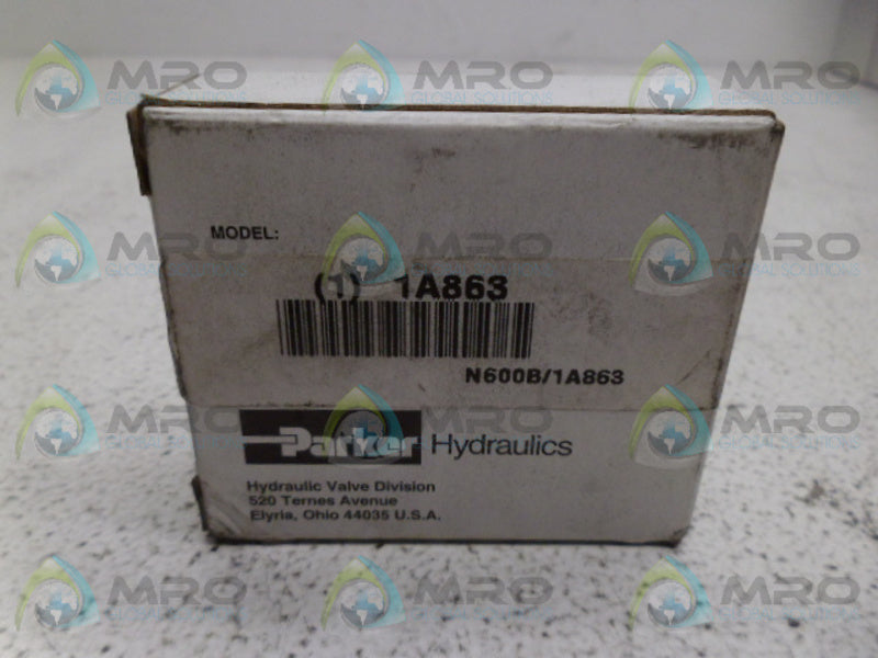 PARKER N600B 1A863 NEEDLE VALVE *NEW IN BOX*