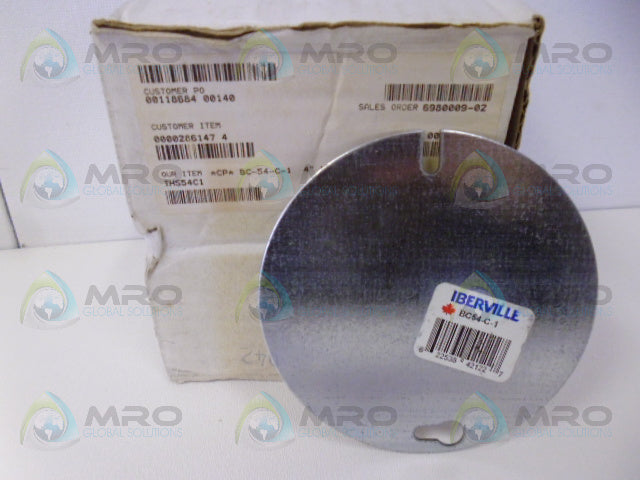 IBERVILLE BC-54-C-1 4' ROUND COVER *NEW IN BOX*