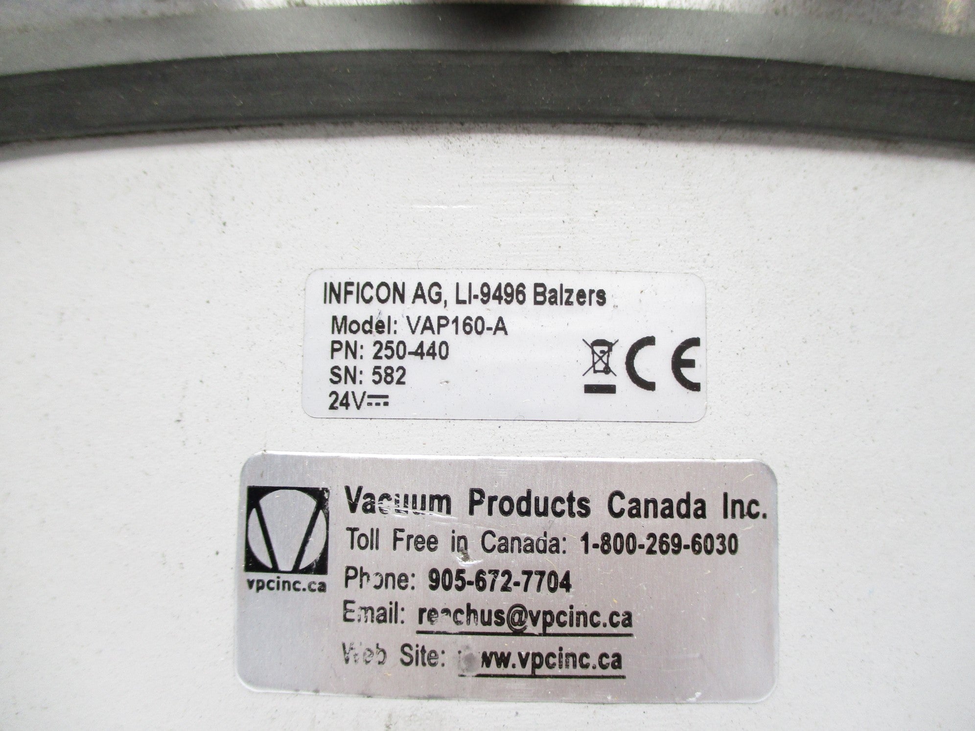 INFICON VAP160-A 250-440 24V UNMP