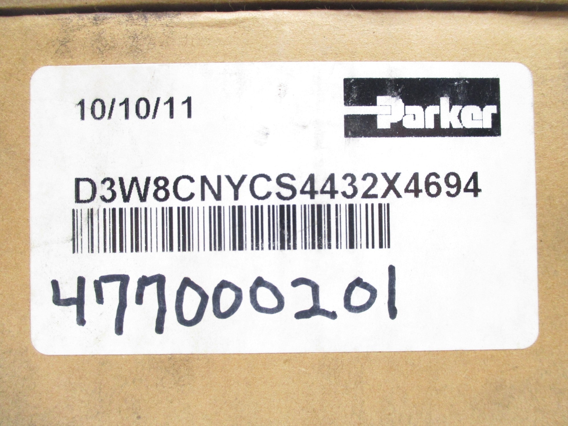 PARKER D3W8CNYCS4432X4694 3000PSI NSMP
