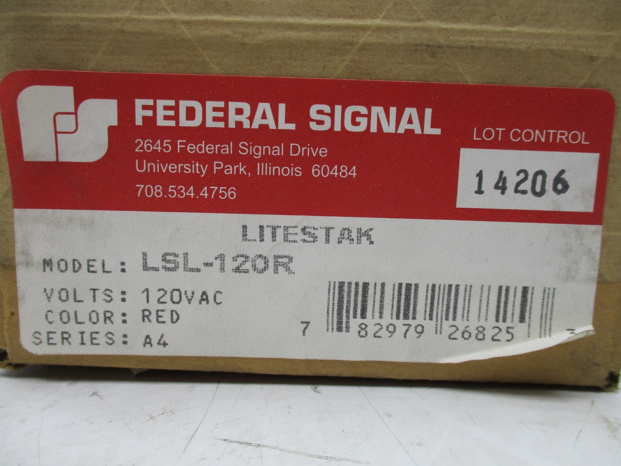 FEDERAL SIGNAL LSL-120R NSFS