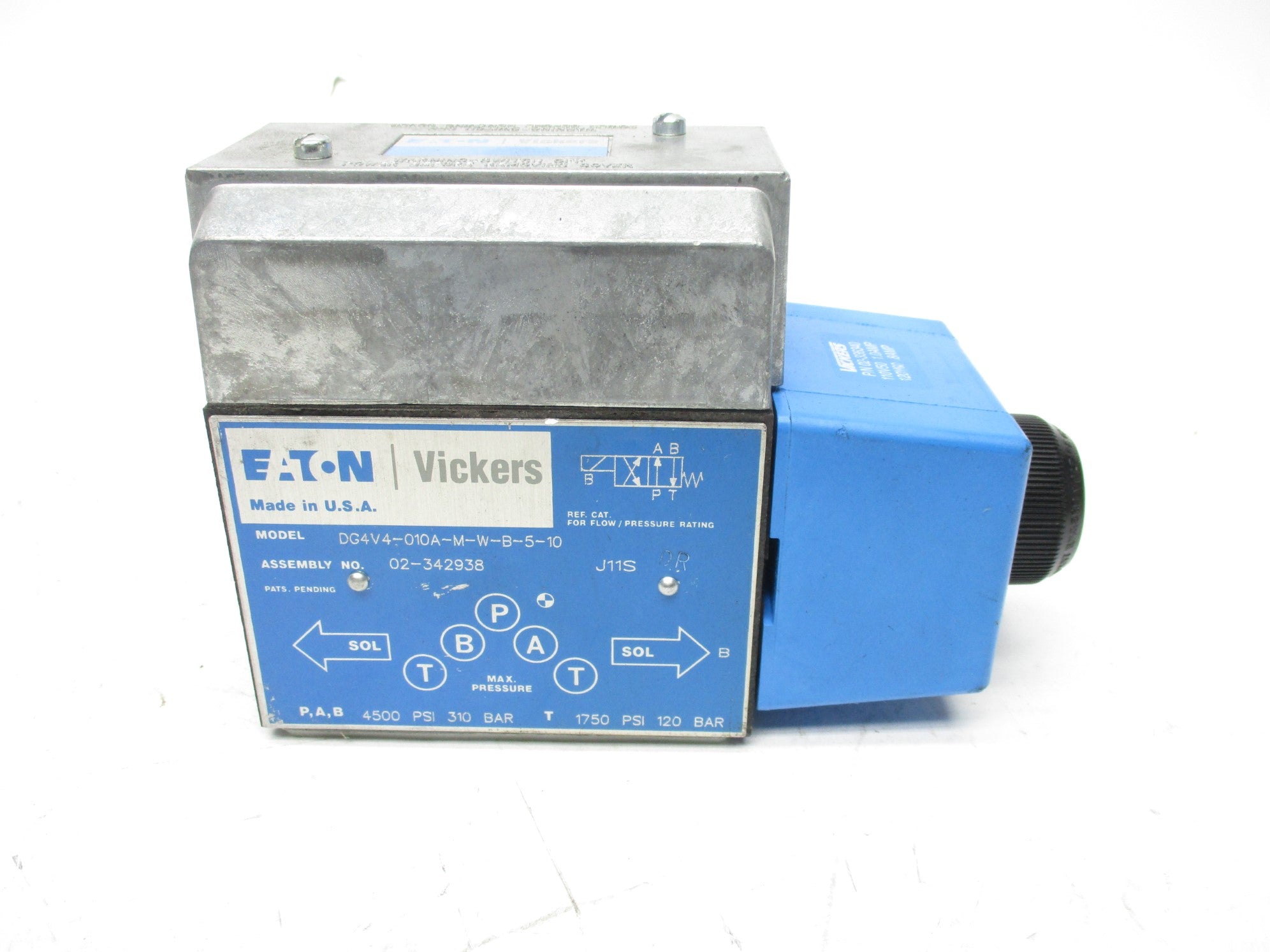 VICKERS DG4V4-010A-M-W-B-5-10 4500PSI NSNP