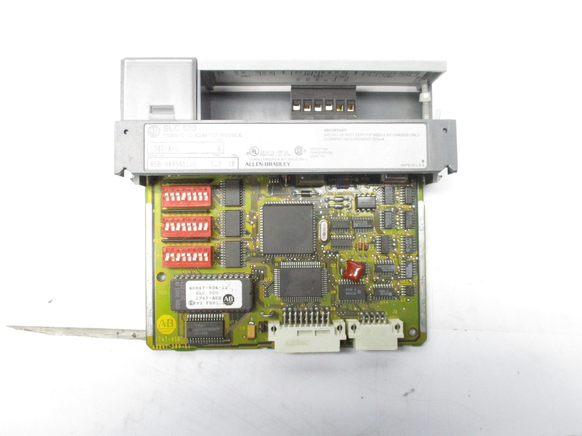 ALLEN BRADLEY 1747-ASB SER. A F/W 1.2 UNMP