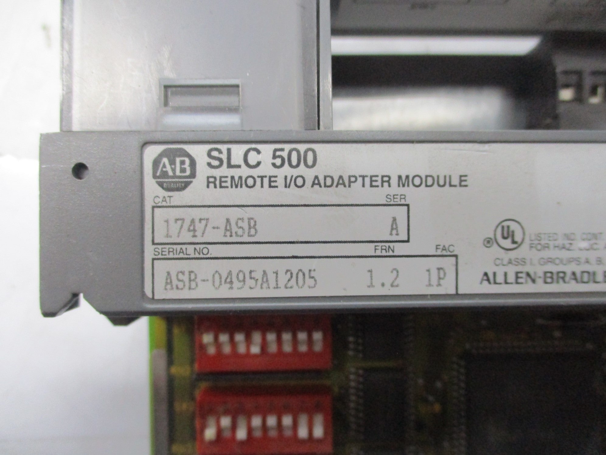 ALLEN BRADLEY 1747-ASB SER. A F/W 1.2 UNMP