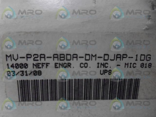 MAC MV-P2A-ABDA-DM-DJAP-1DG PNEUMATIC VALVE *NEW IN BOX*