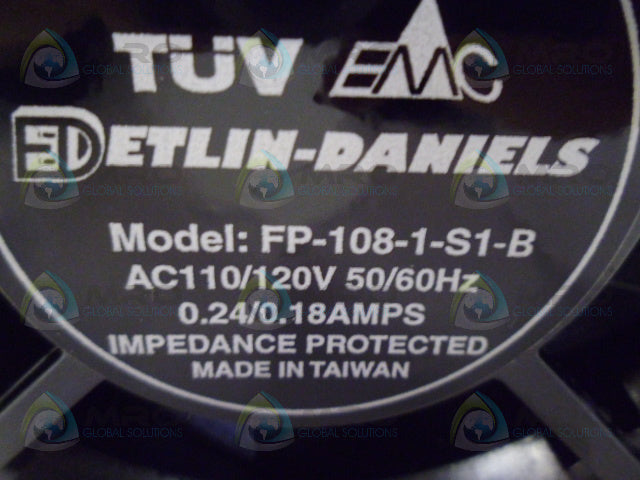 ETLIN-DANIELS FP-108-1 AXIAL FAN *NEW IN BOX*