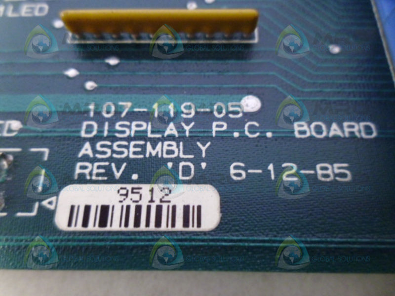 CONAIR 107-119-05 DISPLAY INTERFACE BOARD *USED*