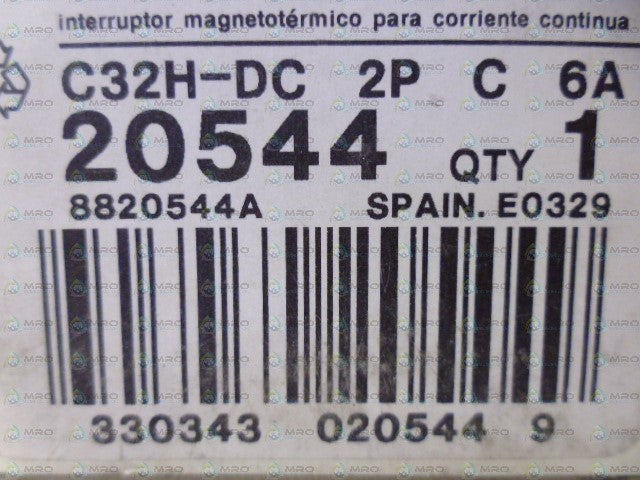 MERLIN GERIN 20544 CIRCUIT BREAKER 6A *NEW IN BOX*