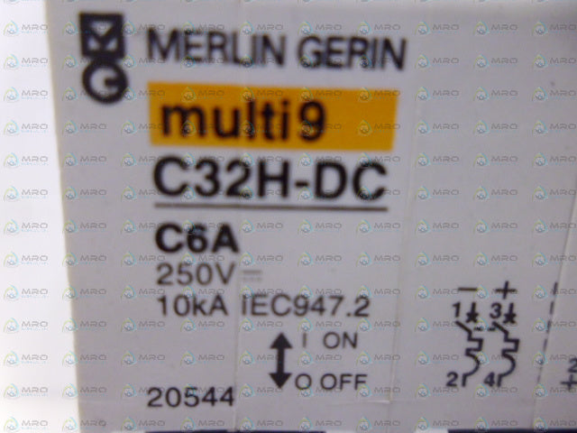 MERLIN GERIN 20544 CIRCUIT BREAKER 6A *NEW IN BOX*